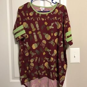 Lularoe XXS Irma Cactus print