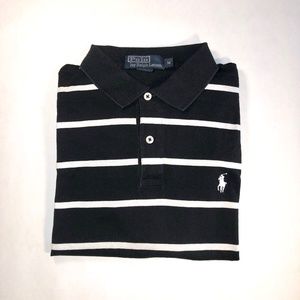 Ralph Lauren Polo Black with White Stripes