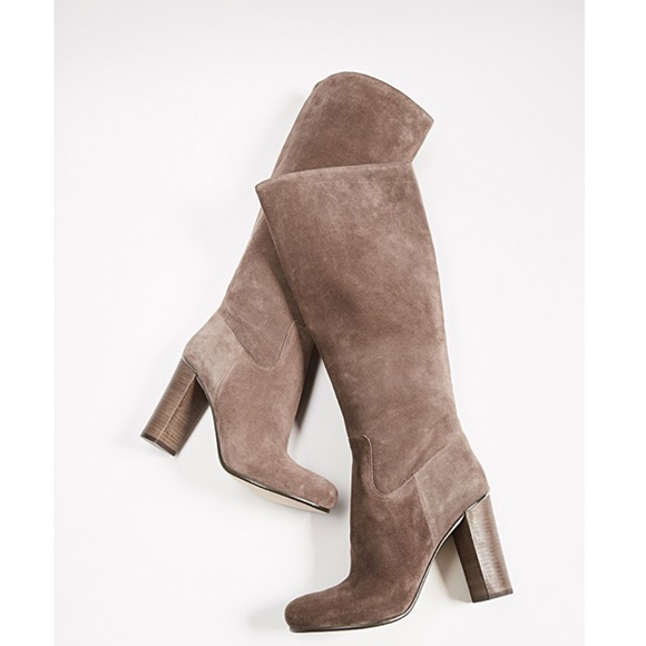 MICHAEL KORS SUEDE KNEE HIGH BOOTS NIB SIZE 10 - Picture 2 of 8