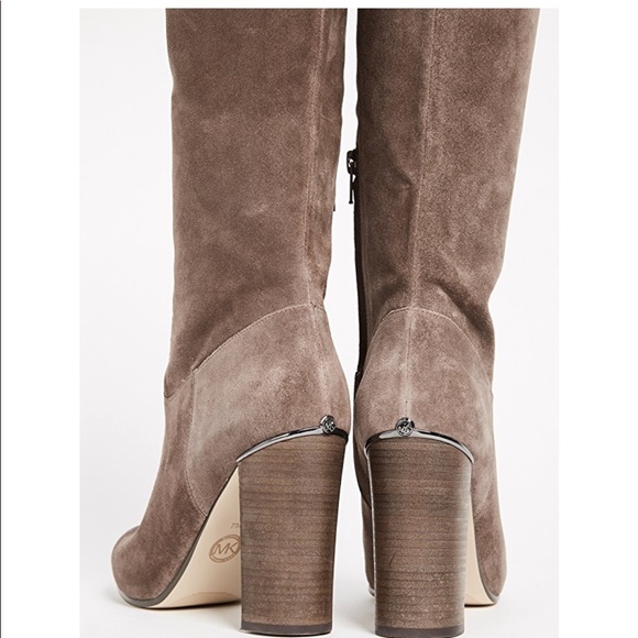MICHAEL KORS SUEDE KNEE HIGH BOOTS NIB SIZE 10 - Picture 3 of 8