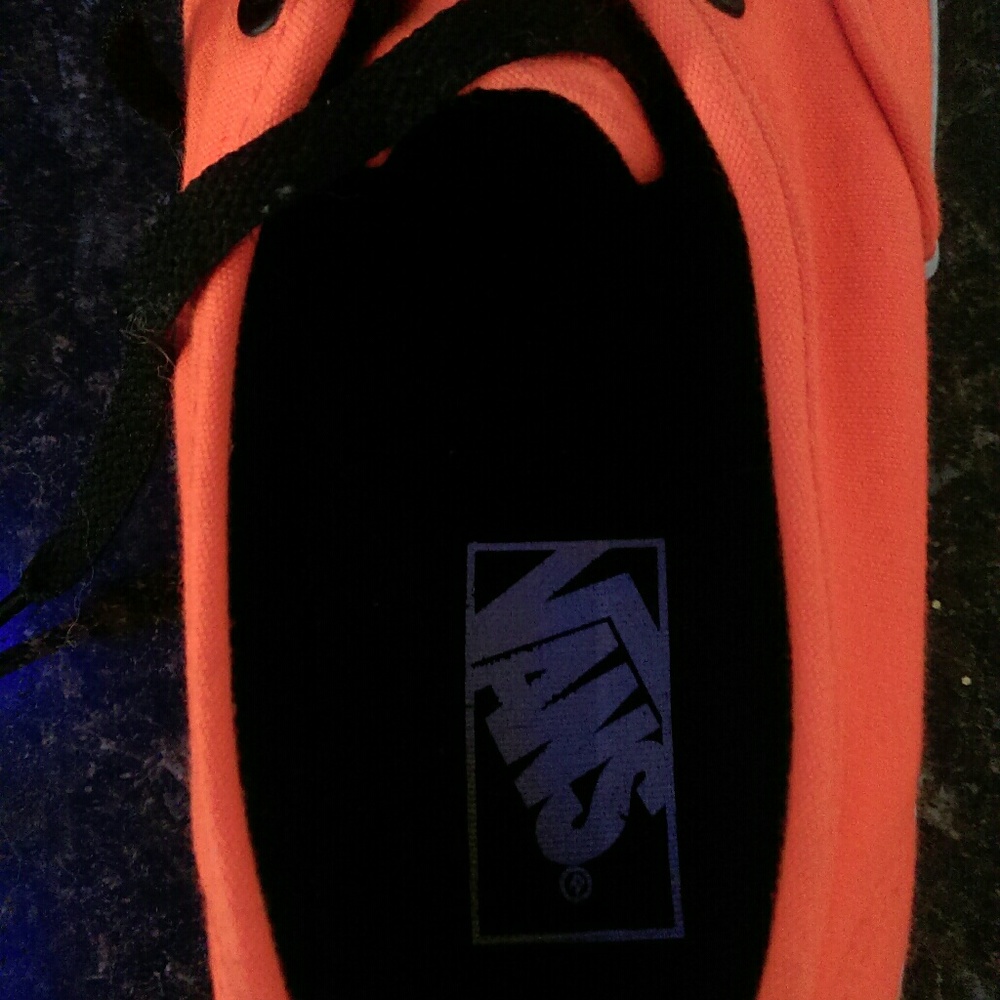 SOLD VANS Authentic Neon Orange - Picture 3 of 8