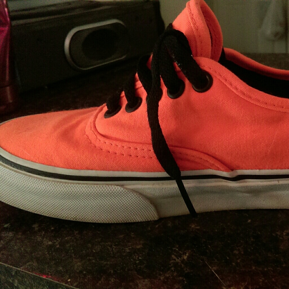 SOLD VANS Authentic Neon Orange - Picture 7 of 8