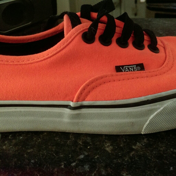SOLD VANS Authentic Neon Orange - Picture 4 of 8