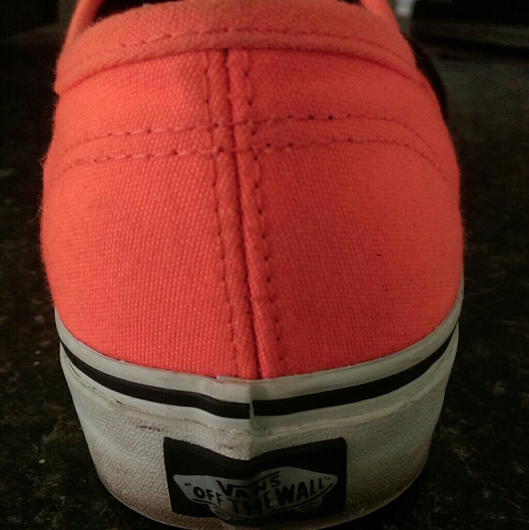 SOLD VANS Authentic Neon Orange - Picture 6 of 8