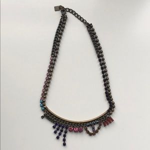 Dannijo multi colored stone necklace