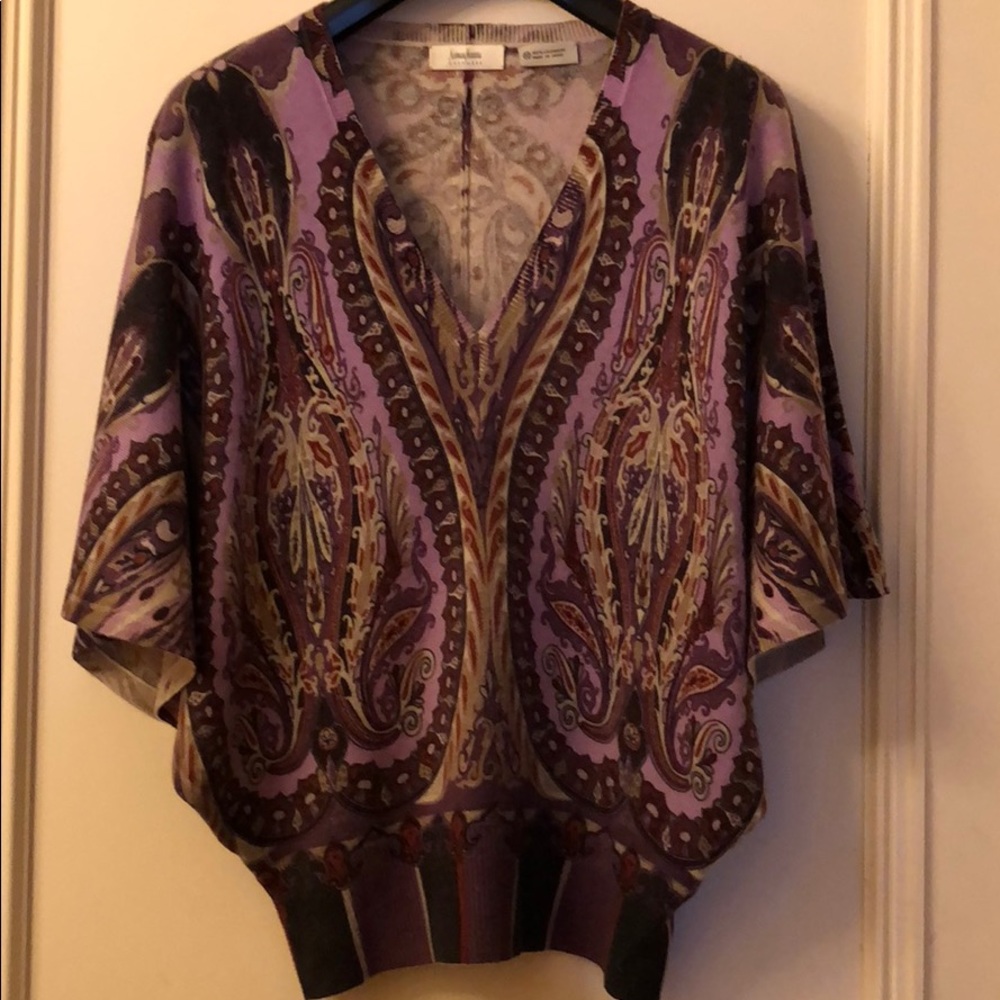 Neiman Marcus Cashmere Poncho/Vest