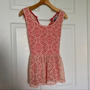 American Rag peplum tank top