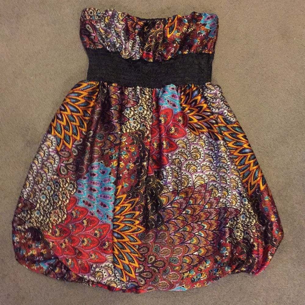Short Strapless Dress