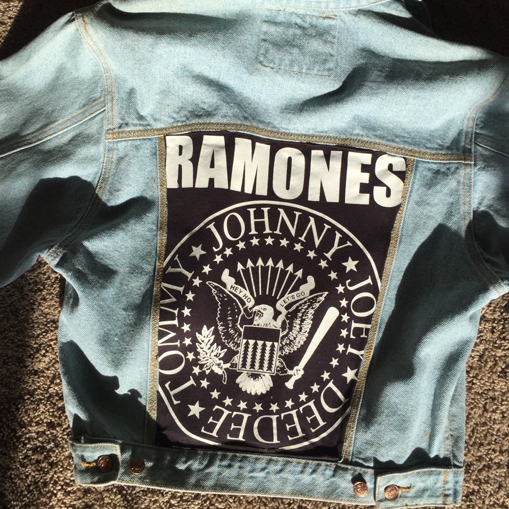 Custom Ramones Jean Jacket