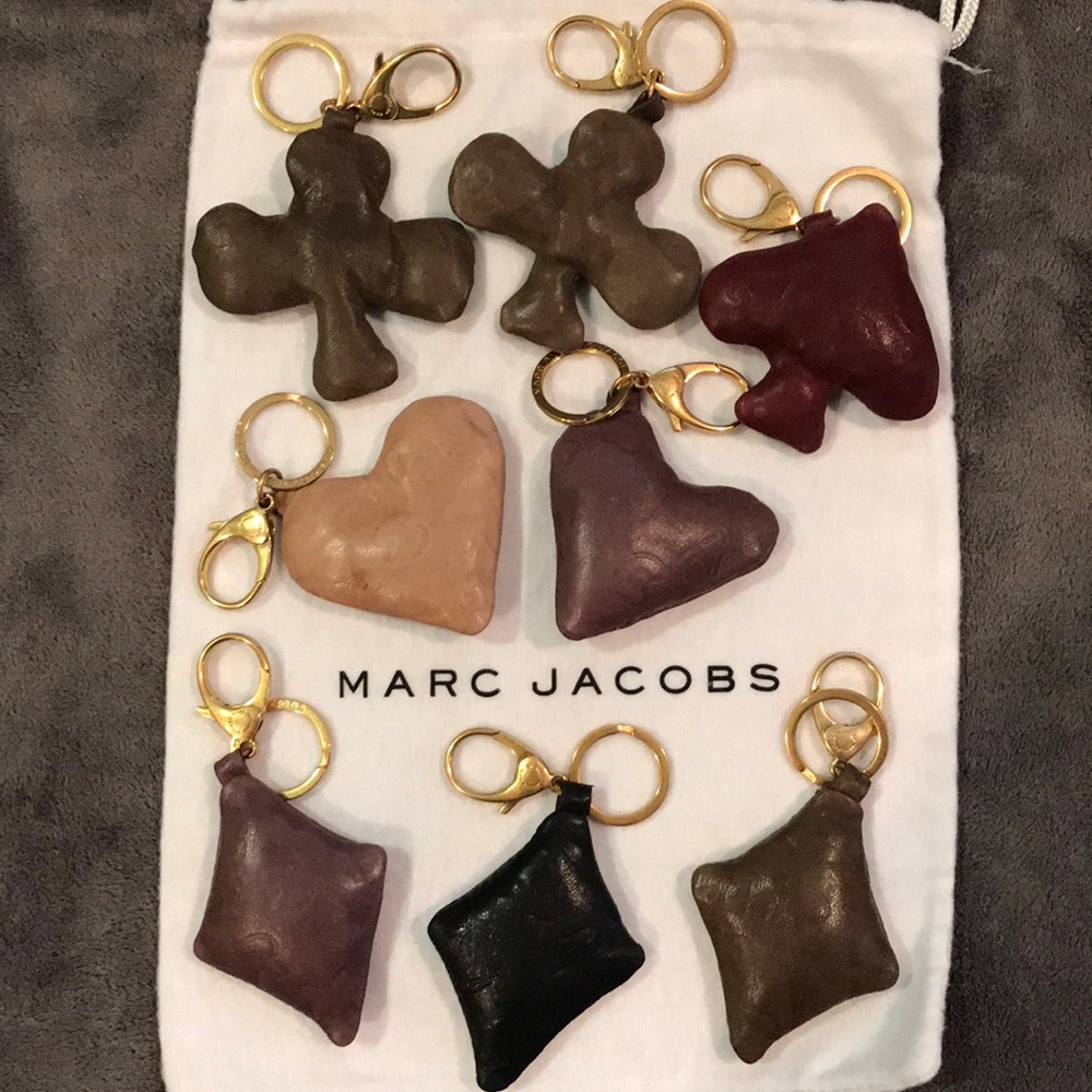 Marc by Marc Jacobs Leather Keychains