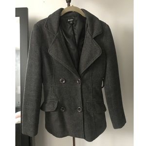 Dark Grey Peacoat