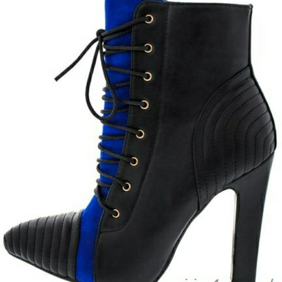 💕Machi United Combat Quilted Pointed Toe Boots - Picture 2 of 4