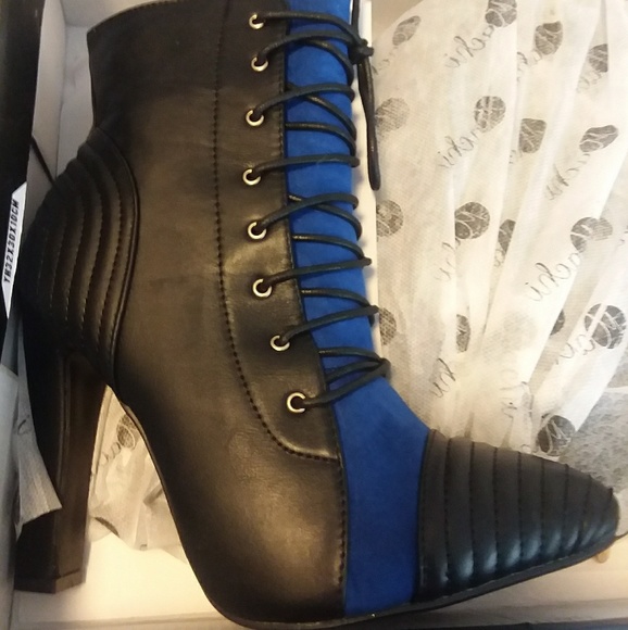 💕Machi United Combat Quilted Pointed Toe Boots - Picture 3 of 4