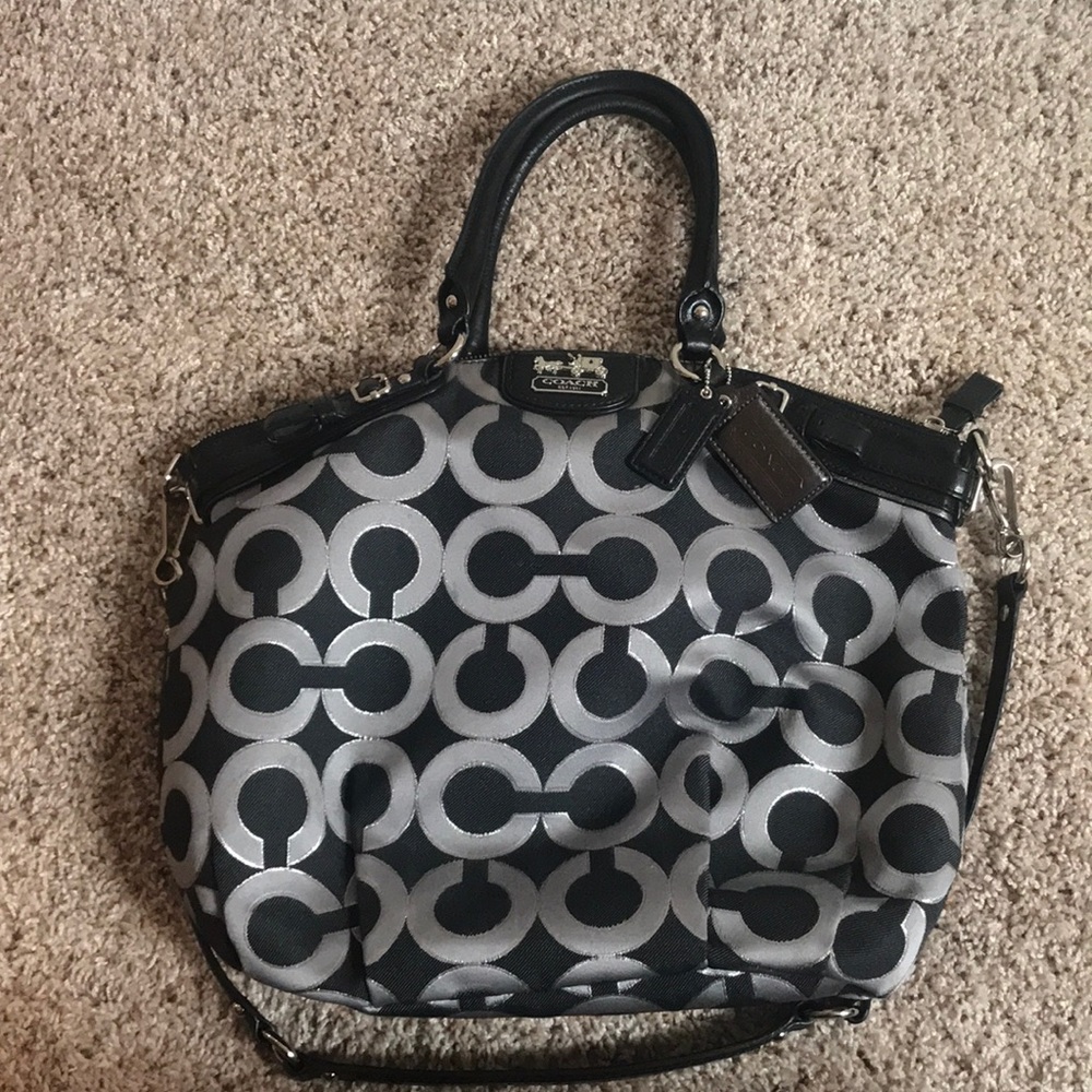 Coach MADISON Signature Op Art Lurex LINDSEY