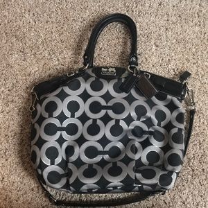 Coach MADISON Signature Op Art Lurex LINDSEY