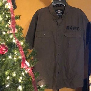 Harley Davidson button down shirt, size-XL