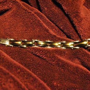 Mens Stainless Steel Tri-colored Bracelet