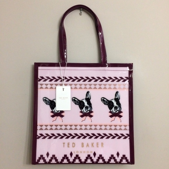 Ted Baker Handbags - NEW TED BAKER Large Icon Tote PVC Dog