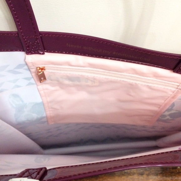 NEW TED BAKER Large Icon Tote PVC Dog - Picture 3 of 3