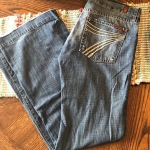 7fam DOJO style flare jeans