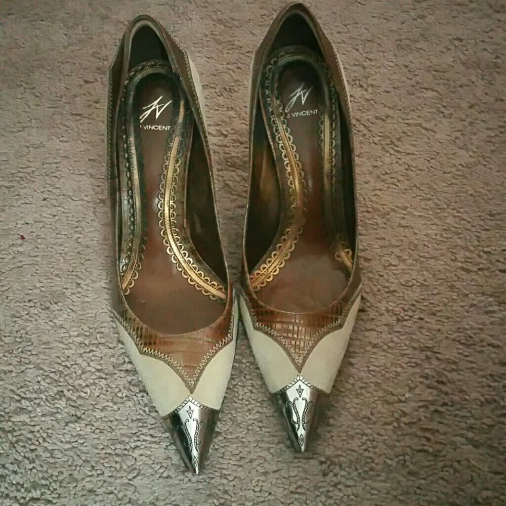 J vincent aubrey wedge shoes