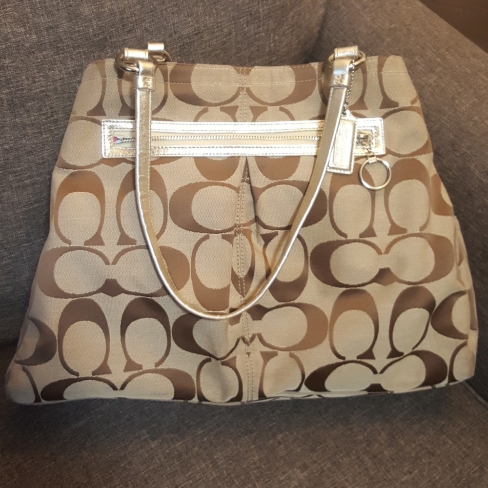 Coach monogram tote