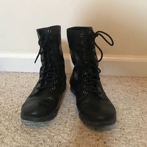 Black Combat Boots
