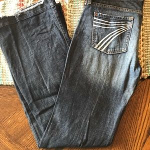 7fam DOJO style flare jeans