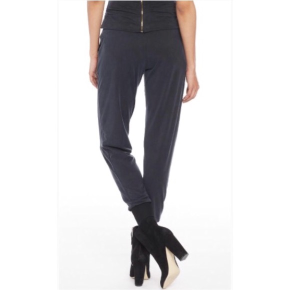 SOLD Nicole Miller Cupro Jersey Jogger Pants EUC - Picture 2 of 4