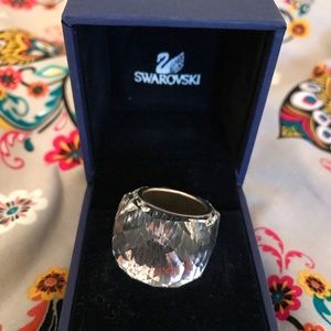 Swarovski “Nirvana” Clear Crystal Ring