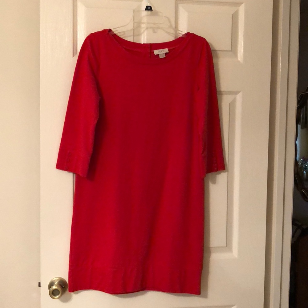 Loft beautiful red dress.