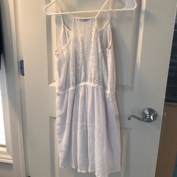 White Lacy Front Dress - Picture 2 of 5