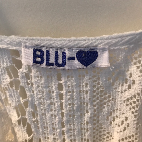 White Lacy Front Dress - Picture 4 of 5