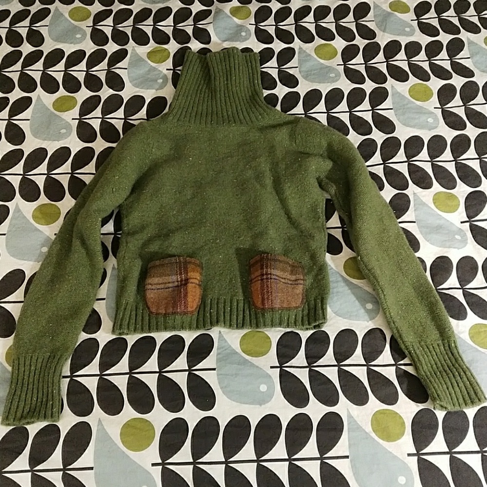 Anthropologie HWR Green Sweater XS/S