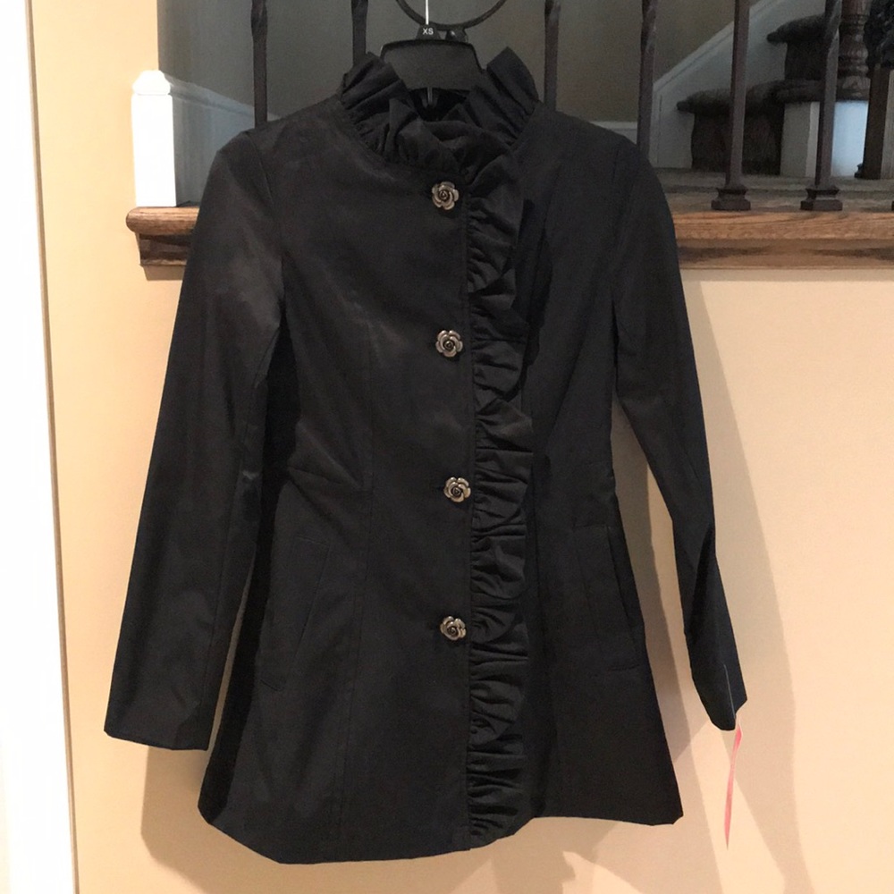 Betsey Johnson Coat with Ruffles