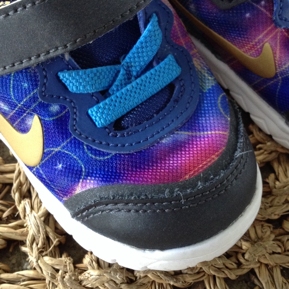 Galaxy Nikes for Baby