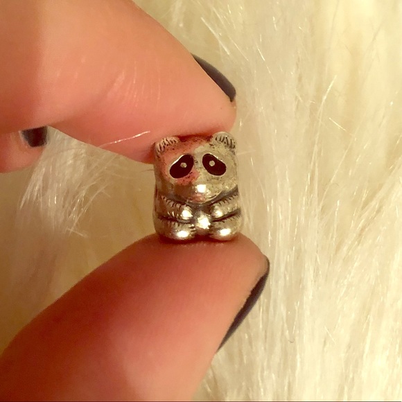 pandora silver panda charm pandora silver panda charm