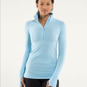 Light Blue Lululemon Half zip