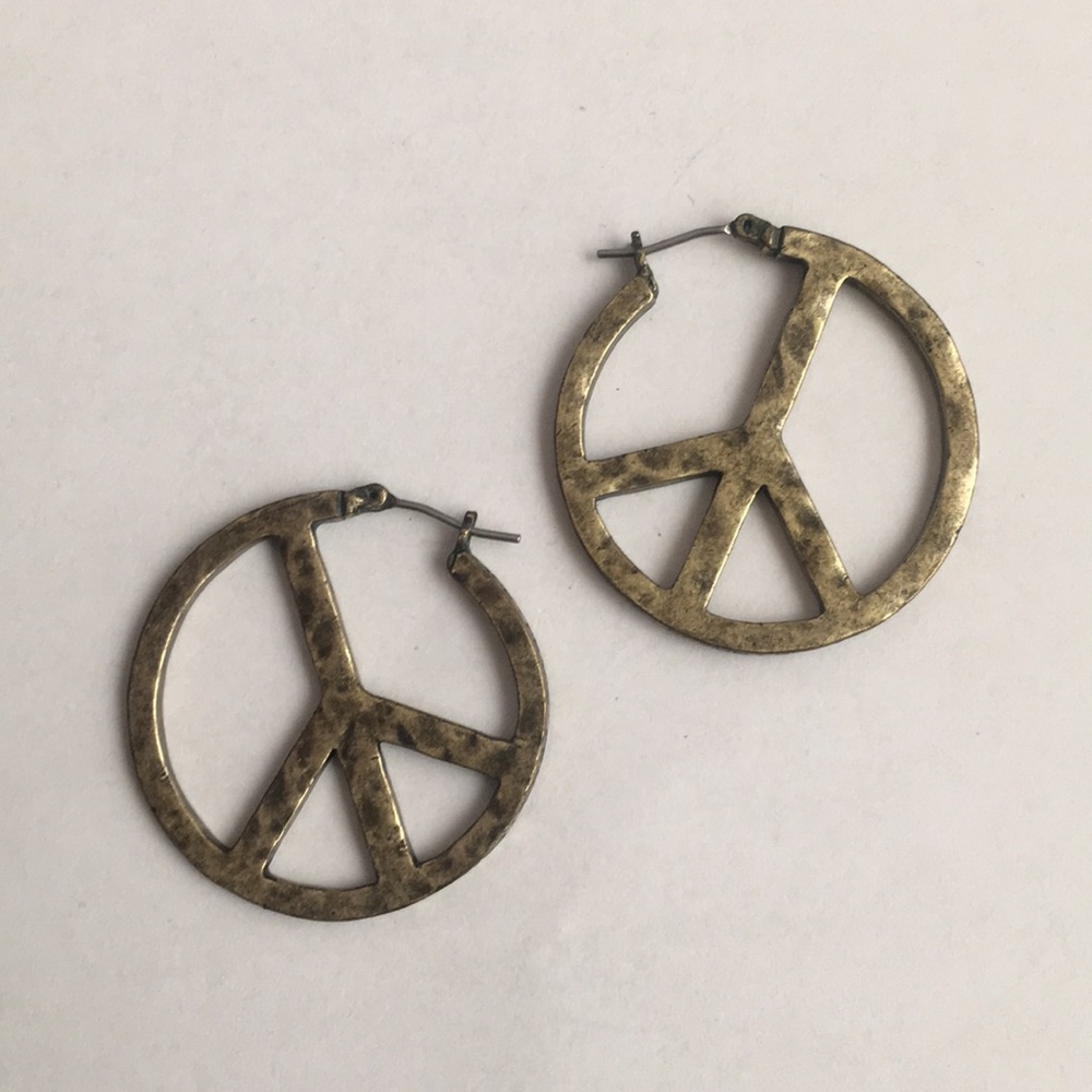 Free People Peace earrings