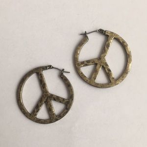 Free People Peace earrings