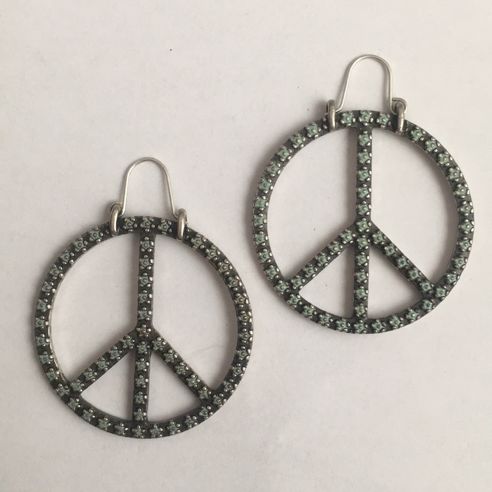 Free People Peace earrings