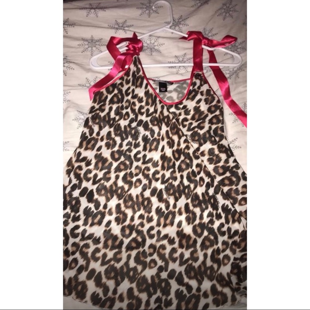 Victoria’s Secret cheetah print lingerie