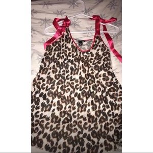 Victoria’s Secret cheetah print lingerie