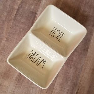 Rae Dunn HOPE/DREAM snack dish