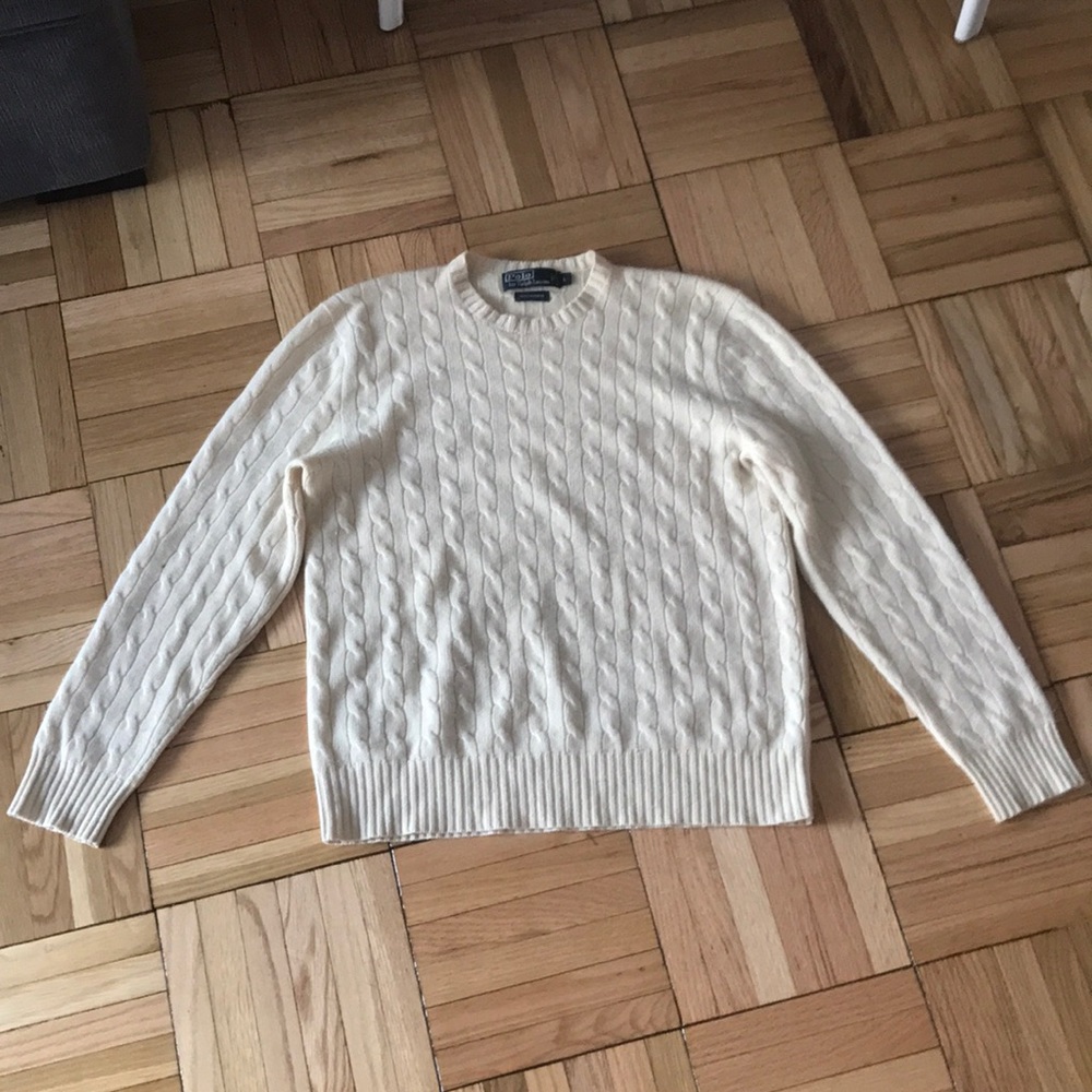 100% cashmere Men's Polo by Ralph Lauren sweater