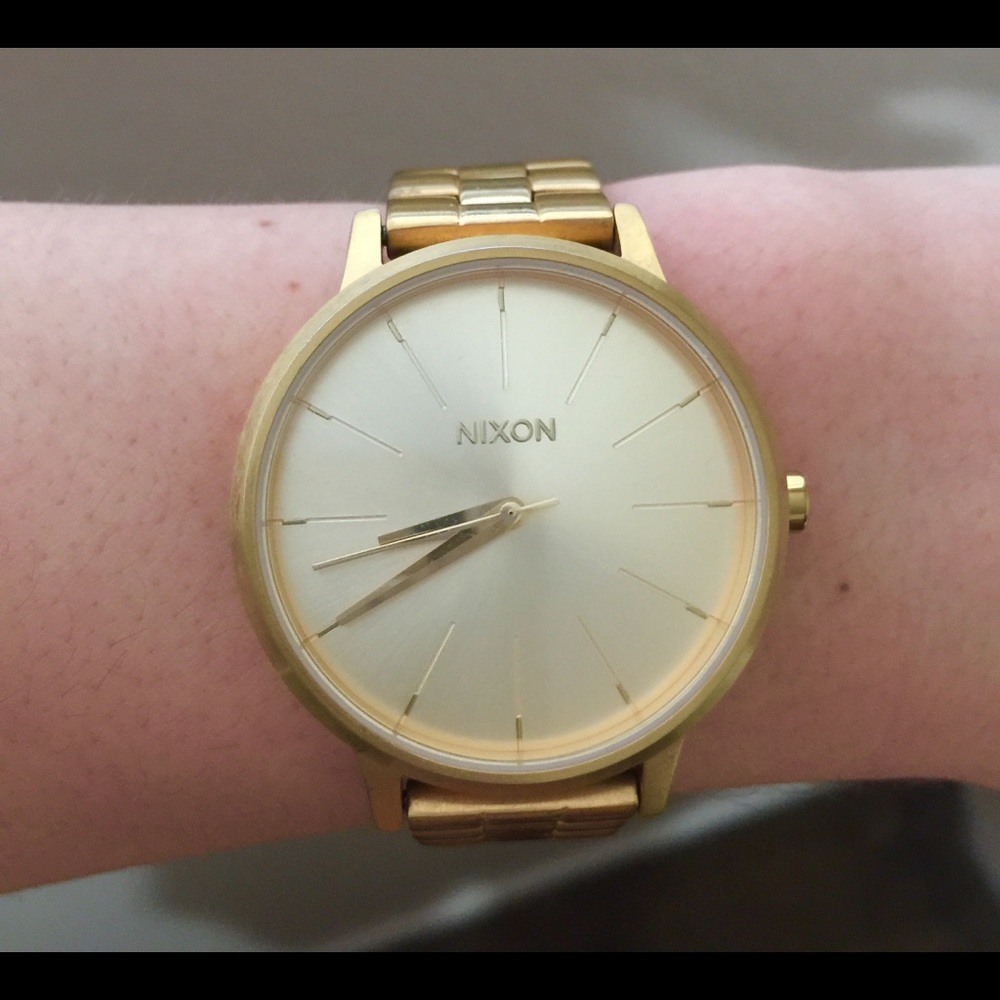 Gold Nixon Kensington Watch