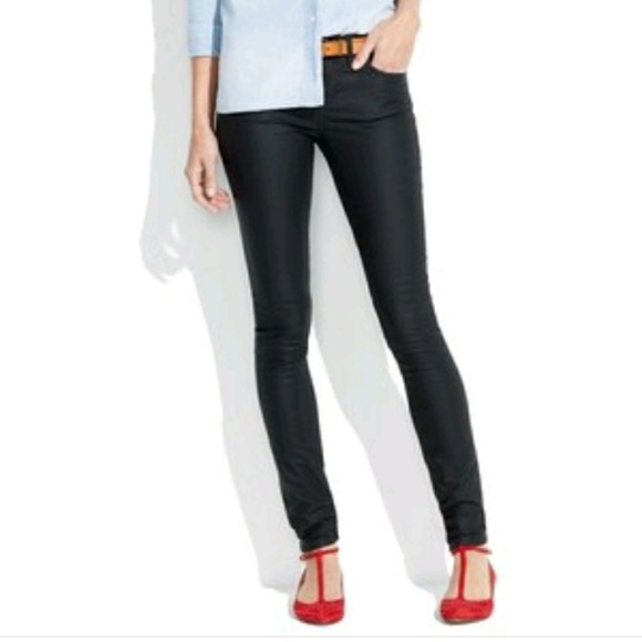 madewell coated jeans