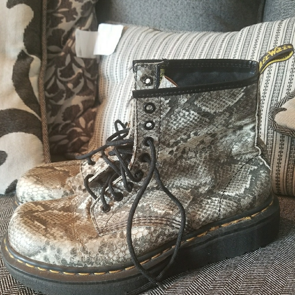 RARE Vintage Snakeskin Dr. Martens