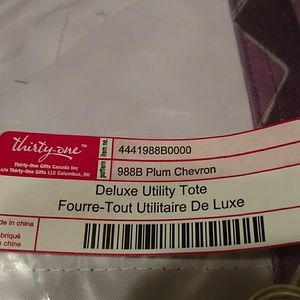 Deluxe utility tote thirty-one