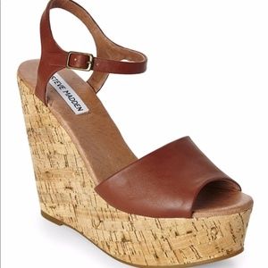 steve madden cute brown wedges